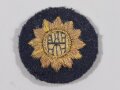 Deutschland nach 1945,  Gesticktes Ärmelabzeichen Polizei Hamburg, Durchmesser 30mm, sie erhalten 1 ( ein ) Stück