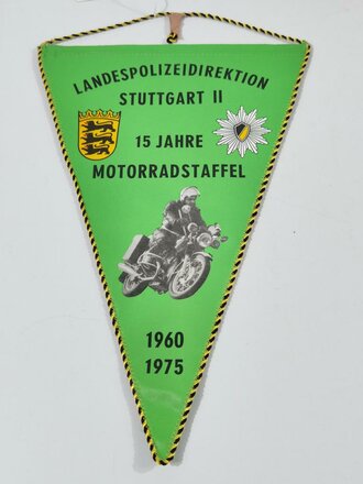 Wimpel "15 Jahre Motorradstaffel...