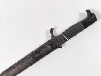Kaiserreich, kurzes Seitengewehr Modell 1898, KS98. Originallack, ungereinigtes Stück