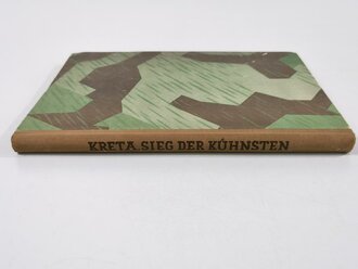 "Kreta- Sieg der Kühnsten" vom Heldenkampf der Fallschirmjäger. Bildband von 1942