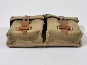Magazintasche zum K43 der Wehrmacht aus gelbem Ersatzmaterial