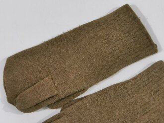 U.S. WWII , wood mittens, pair