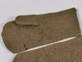 U.S. WWII , wood mittens, pair