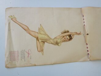 Varga Kalender Original 1946, Januar, Februar und Dezember fehlen, selten