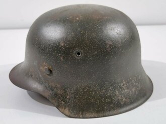 Heer, Stahlhelm Modell 1942. In allen Teilen originales...