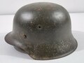 Heer, Stahlhelm Modell 1942. In allen Teilen originales und zusammengehöriges Stück