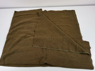 U.S. WWII wool blanket, used, incomplete