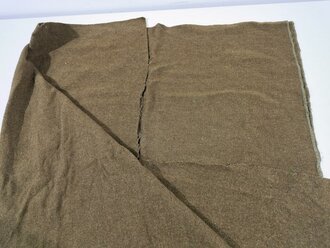 U.S. WWII wool blanket, used, incomplete