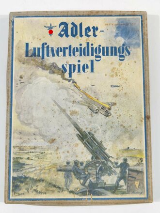 "Adler Luftverteidigungsspiel" Deckblatt leicht stockfleckig, sonst gut. Nicht auf Vollständigkeit geprüft