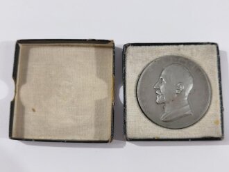 Preussen, nicht tragbare Medaille aus Eisen " Paul v. Breitenbach" Durchmesser 50mm, im Etui