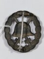 1,Weltkrieg, Verwundetenabzeichen schwarz, Eisen lackiert, durchbrochene Ausführung, getragenes Stück