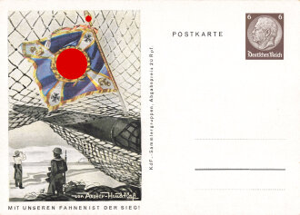 III. Reich - farbige Propaganda-Postkarte - " Mit...