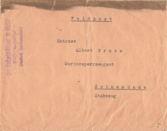 Kriegsmarine, 2 Verleihungsurkunden eines zuletzt Leutnant ( W ) der Reserve, Die Urkunde zum EKII mit eigenhändiger Unterschrift Ritterkreuzträger  Ernst Lucht