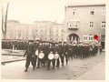 Kriegsmarine, 11 Fotos einer Vereidigung, Format meist 9 x 12cm