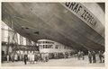 Ansichtskarte "Graf Zeppelin - Startbereit in der Halle"