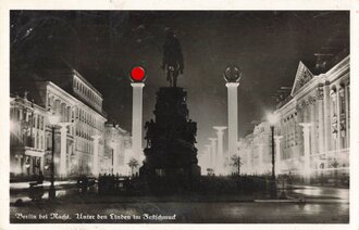 Ansichtskarte "Berlin bei Nacht - Unter den Linden...