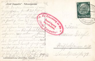 Ansichtskarte "Graf Zeppelin - Führergondel"