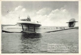 Ansichtskarte "Riesenflugboot Do X"
