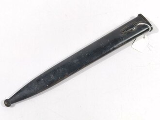 Scheide zum Extraseitengewehr KS98 der Wehrmacht. Originallack, Gesamtlänge 22,5cm