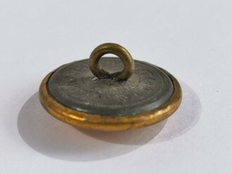 Preussen , messingfarbener Knopf für den Waffenrock der Beamten , Durchmesser 24