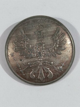 Preussen , Sergeantenknopf , Durchmesser 29mm, Silberfarben