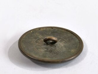 Preussen , Sergeantenknopf , Durchmesser 29mm, braun lackiert