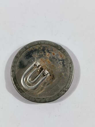 Württemberg , Sergeantenknopf , Durchmesser 29mm, feldgrau lackiert