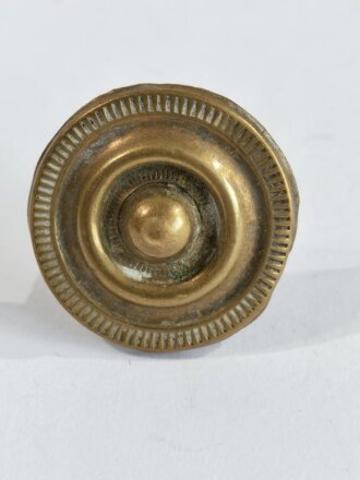 Steckrosette für eine Schuppenkette, Messing, 25mm Durchmesser