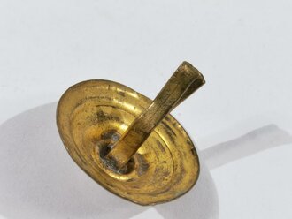 Steckrosette für eine Schuppenkette, Messing, 33mm Durchmesser