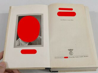 Adolf Hitler " Mein Kampf" Hochzeitsausgabe blanko. Komplett