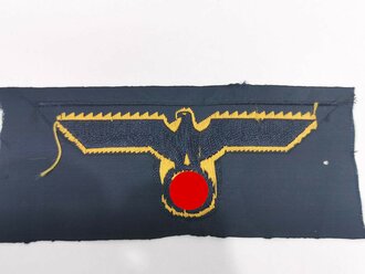 Kriegsmarine, Brustadler für Mannschaften auf dunkelblauem Untergrund, ungetragenes Stück