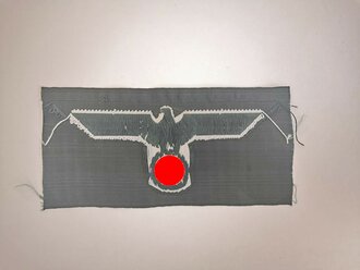 Heer, Brustadler für Mannschaften Modell 1940,  hellgrau auf dunkelgrün, ungetragenes Stück