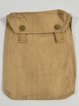 Tasche für die Gasplane der Wehrmacht, sandfarben,gummiert