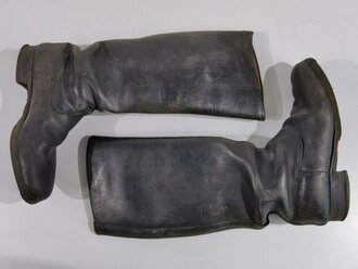 Paar Stiefel für Unteroffiziere der Wehrmacht. Getragenes Paar, Sohlenlänge 28,5cm