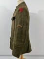 U.S. WWI Tunic Model 1917. Collar disk " Cavalry headquarters" The soldier was part of the 28 Infantry Division , with arrived in Europe in May 1918 and was part of several battles in France. Good condition, insignia original sewn