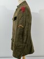 U.S. WWI Tunic Model 1917. Collar disk " Cavalry headquarters" The soldier was part of the 28 Infantry Division , with arrived in Europe in May 1918 and was part of several battles in France. Good condition, insignia original sewn