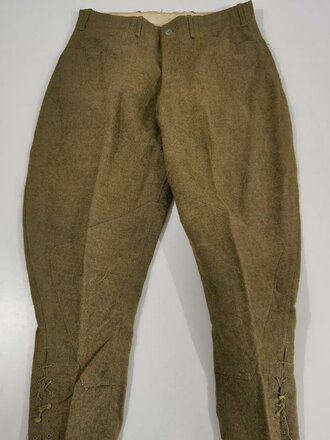 U.S. WWI  Model 1917 trousers, label with 1917 date....