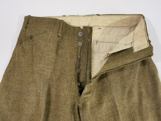 U.S. WWI  Model 1917 trousers, label with 1917 date. Used, good condition