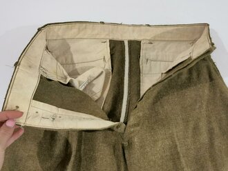 U.S. WWI  Model 1917 trousers, label with 1917 date. Used, good condition