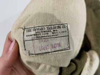 U.S. WWI  Model 1917 trousers, label with 1917 date. Used, good condition