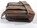 1.Weltkrieg, Patronentasche für Berittene datiert 1918, ungeschwärztes Stück