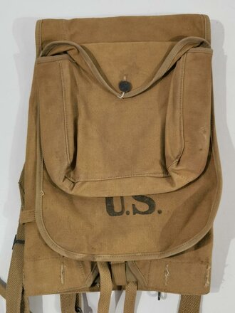 U.S. 1918 dated haversack with meat can pouch. Some...