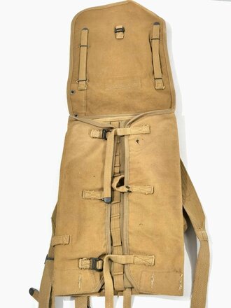 U.S. 1918 dated haversack with meat can pouch. Some storage waer, otherwise in very good condition