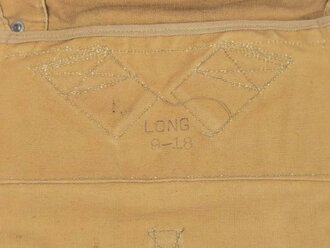 U.S. 1918 dated haversack with meat can pouch. Some storage waer, otherwise in very good condition