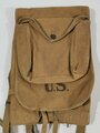 U.S. 1918 dated haversack with meat can pouch. Some storage waer, otherwise in very good condition