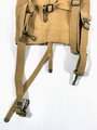 U.S. 1918 dated haversack with meat can pouch. Some storage waer, otherwise in very good condition
