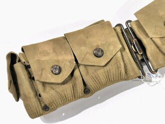 U.S. Model 1910 cartridge belt, early "Eagle snap" made by Mills. Used , good condition