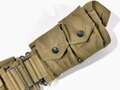 U.S. Model 1910 cartridge belt, early "Eagle snap" made by Mills. Used , good condition