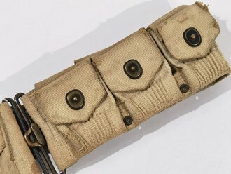 U.S. WWI Model 1910 cartridge belt, well used