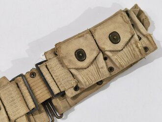 U.S. WWI Model 1910 cartridge belt, well used